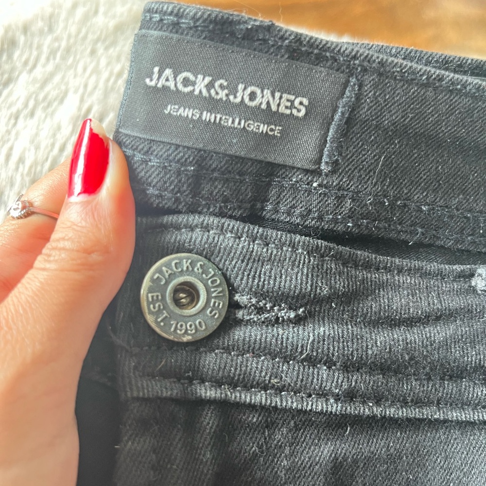 Jack & Jones Men's Black Skinny Jeans